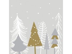 Ubrousek 33x33 3V Winter Tress 20ks
