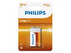 Baterie 9V Philips ZC longlife Blok