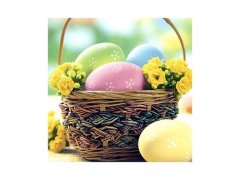 Ubrousek 33x33 3Vr Easter Basket 20ks