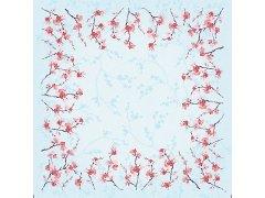 Ubrus 84x84 Cherry Breeze Blue neomyvatelný
