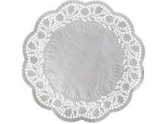 Dortová krajka kulatá 26cm 100ks/72326