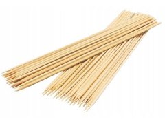 Špejle hrocené 30cm 200ks Bambus 66706