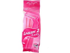 Laser dámský holící strojek 10ks 2 břity