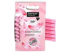 Sence dámské holící strojky 6ks/3-břitý