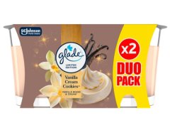 Svíčka Glade W25 Vanila Cream Cookies 2x112g