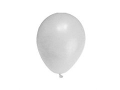 Nafukovací balonky bílé M 10ks/53100