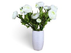Pryskyřník bílá kytice 30cm