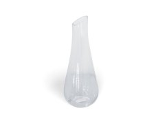 Váza sklo 33cm zkosené hrdlo