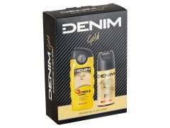 Kazeta Denim Gold deo+sprchový gel 