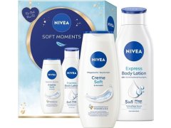 Kazeta Nivea Body Smoot tělové mléko+Spg