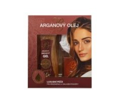 Kazeta Argan S gel, pleťová krém, žínka