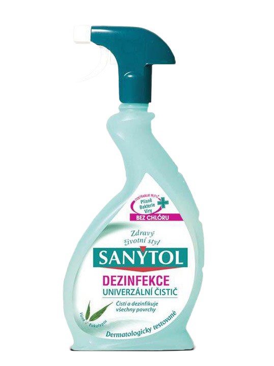 Sanytol dezinfekce Uni 500ml Eukalypt - Čistící a mycí prostředky Dezinfekční prostředky Dezinfekční přípravky