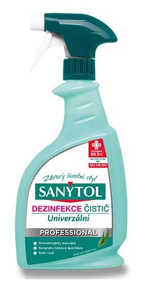 Sanytol dezinfekce Uni Professional 750ml - Čistící a mycí prostředky Dezinfekční prostředky Dezinfekční přípravky
