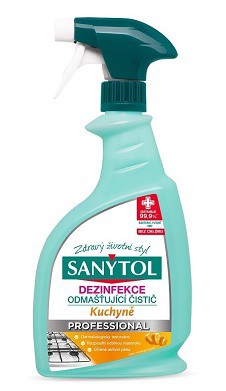 Sanytol silně odmašťující 750ml pumpa - Čistící a mycí prostředky Dezinfekční prostředky