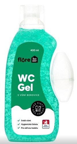 Flore WC gel borovice 400ml - Drogerie Koupelna a&nbsp;WC Vonné závěsky