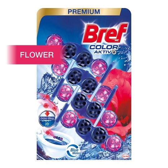 Bref Color Aktiv 4x50g Flower - Drogerie Koupelna a WC Vonné závěsky