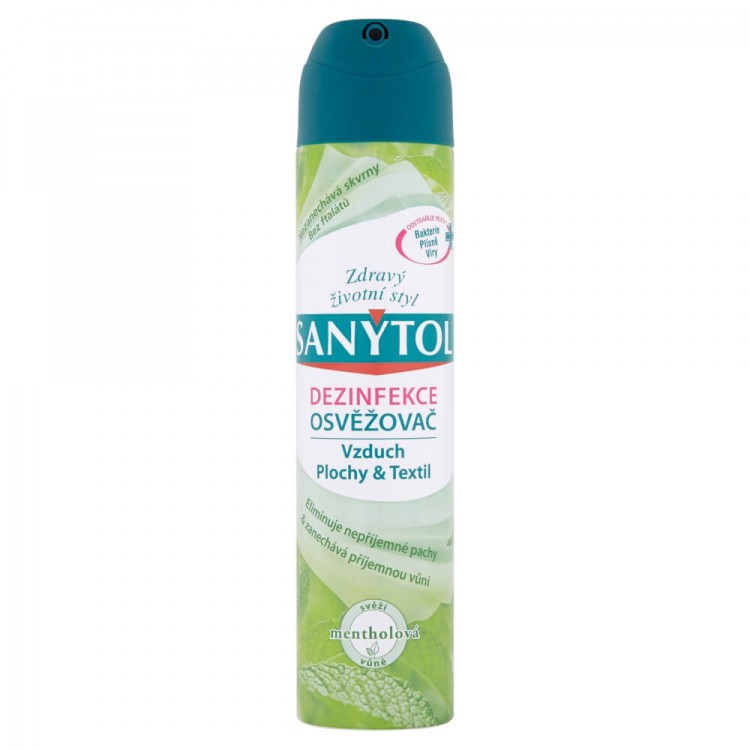 Sanytol dezinfekce spray 300ml Mentol - Osvěžovač vzduchu Spreje a pumpičky