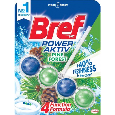 Bref Power Aktiv PINE 50g kuličky - WC přípravky Závěsy na WC a pissoárové kostky
