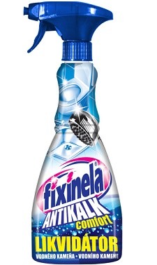 Fixinela antikalk Comfort 500ml s rozprašovačem - Drogerie Koupelna a WC Rez a vodní kámen