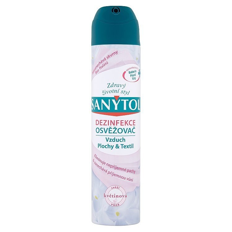 Sanytol dezinfekce spray 300ml Květiny - Osvěžovač vzduchu Spreje a pumpičky