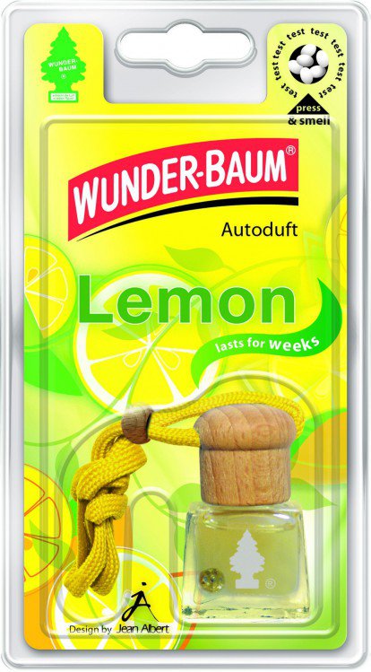 Wundem Baum Car 4.5ml Lemon - Osvěžovač vzduchu Do automobilů