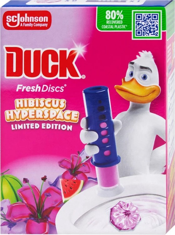 WC Duck Fresh Discs 36ml Hibiscus - Drogerie Koupelna a&nbsp;WC Vonné závěsky