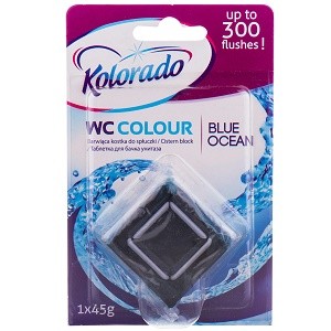 Kolorado barvící wc tableta 45g blue oceán - Drogerie Koupelna a WC Vonné závěsky