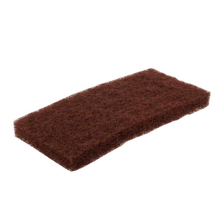 Pad hnědý 117x254mm 3M Scotch Brite - Úklidové a&nbsp;ochranné pomůcky Mopy držáky a&nbsp;pady