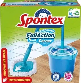 Spontex Full Action Corner úklidový set NOVINKA - Úklidové a ochranné pomůcky Mopy sety