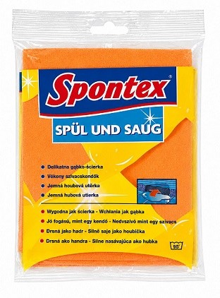 Houbová utěrka Spontex 30x36cm - Drogerie Kuchyň Hadříky
