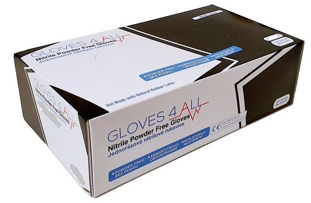 Rukavice nitril S bílé 100ks nepudrované - Úklidové a&nbsp;ochranné pomůcky Rukavice jednorázové nitril