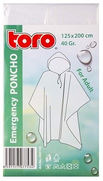 Pláštěnka - poncho mikroten 125x200cm 40gr Pláštěnka - poncho mikroten 125x200cm 40gr - Úklidové a ochranné pomůcky Zástěry, čepice, návleky, respirátor