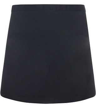 Zástěra do pasu 90x75cm/100% bavlna černá