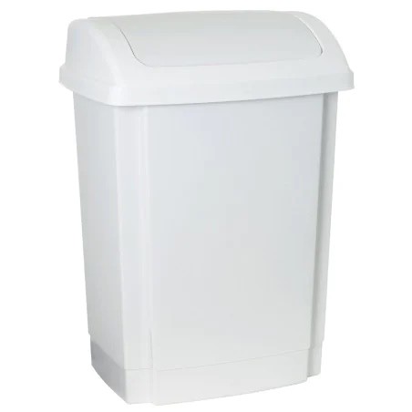 Koš odpadkový výklopný 25ll Bílý - Úklidové a ochranné pomůcky Vědra, kýble a odpadkové koše