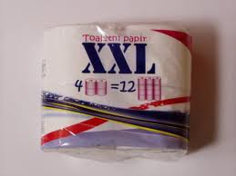TP XXL 2Vr 58m 500 útržků - Papírové a hygienické výrobky Toaletní papíry Vícevrstvý
