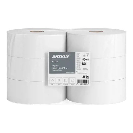TP Jumbo 2vr. 280mm celulóza Katrin - Papírové a hygienické výrobky Toaletní papíry TP do zásobníků