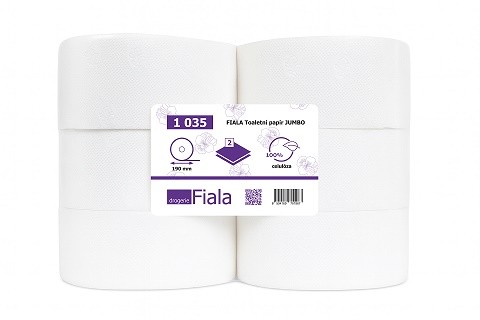 TP Jumbo 2vr. 190mm 100m - Papírová hygiena Toaletní papír do zásobníků 2 vrstvý