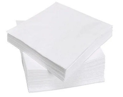 Ubrousek 33x33 bílé 140g 060110 2. jakost - Papírová hygiena Papírové ručníky Z-Z 1 vrstvé