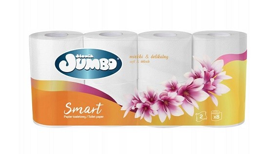 TP Smart 2vr 100% celulóza 12,8m - Papírová hygiena Toaletní papír 2 vrstvý