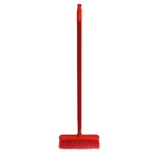 Smeták s&nbsp;holí 30cm s&nbsp;násadou Červený - Úklidové a&nbsp;ochranné pomůcky Úklidové a&nbsp;ochranné pomůcky Smetáky