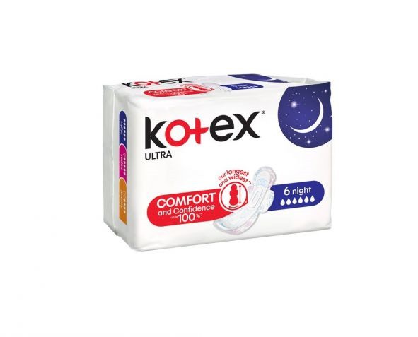 Kotex vložky na noc maxi 10ks - Zdravotnické potřeby Dámská intimní hygiena