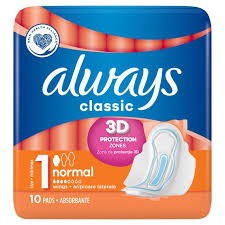 Always Classic 10ks Normal - Zdravotnické potřeby Dámská intimní hygiena