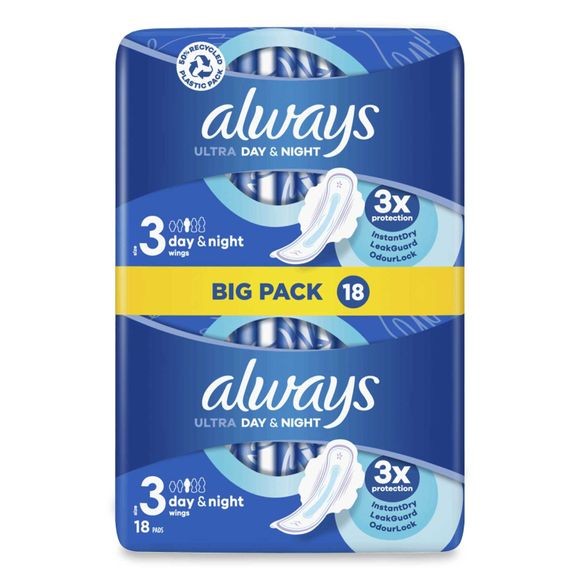 Always ultra night Duo 14ks Always ultra night Duo 14ks - Kosmetika Pro ženy Intimní hygiena Vložky