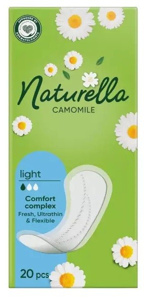 Naturella Camomile light 20ks - Kosmetika Pro ženy Intimní hygiena Vložky