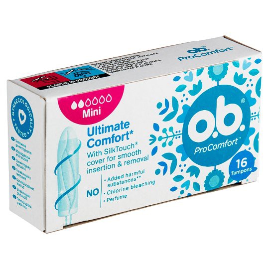 O.B.tampony Ultimate Comfort Mini 16ks - Zdravotnické potřeby Dámská intimní hygiena