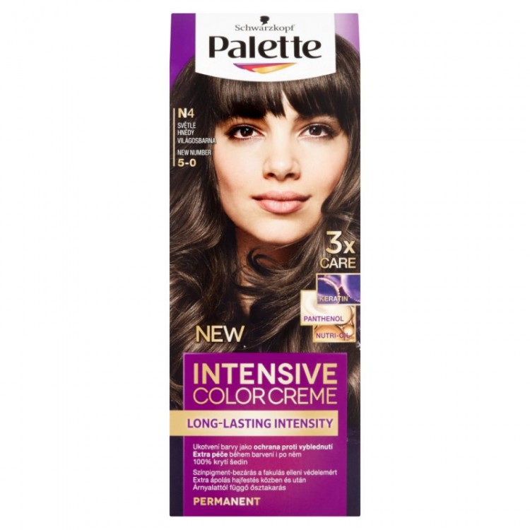 Palette IC N4 světle hnědá - Péče o tělo Barvy na vlasy