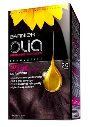 Garnier Olia barva na vlasy 20 černá /bez amoniaku - Kosmetika Pro ženy Vlasová kosmetika Barvy