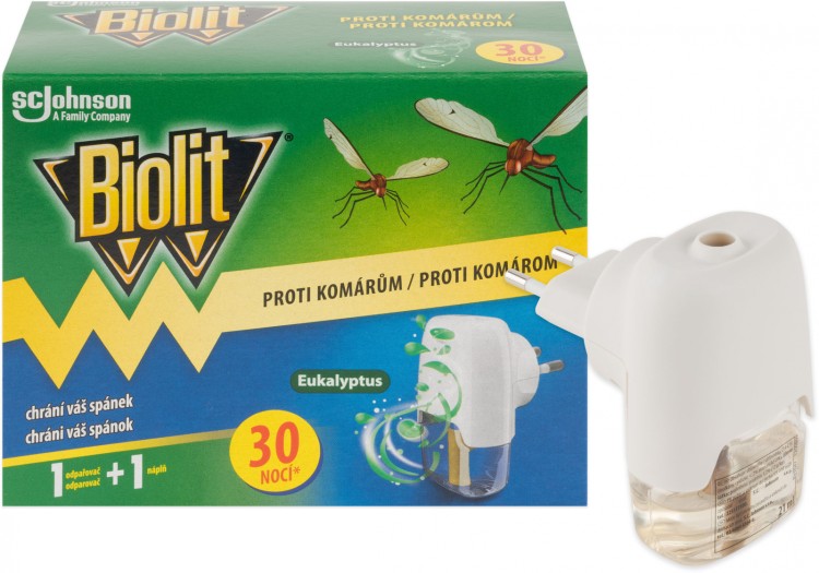 Biolit Plus elektrický strojek+náplň 21ml Eukalypt - Zahradní a&nbsp;sezónní produkty Nástrahy a&nbsp;lapače