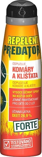 Predátor Forte 150ml proti klíšťatům a komárům - Zahradní a sezónní produkty Spreje proti hmyzu, repelenty