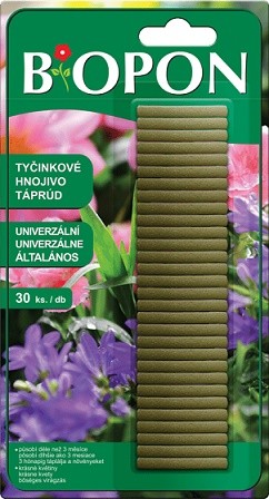 Hnojivé tyčinky BIOPON 30ks (universal)